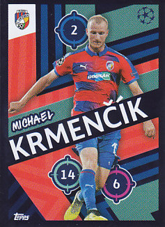 Michael Krmencik Viktoria Plzen samolepka UEFA Champions League 2018/19 #481